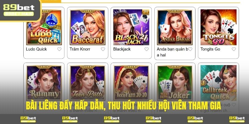 Bài liêng đầy hấp dẫn, thu hút nhiều hội viên tham gia 